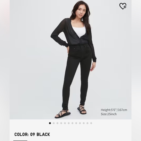 UNIQLO Stretchy High-rise Skinny Jeans 🐈‍⬛👖 - Picture 7 of 7